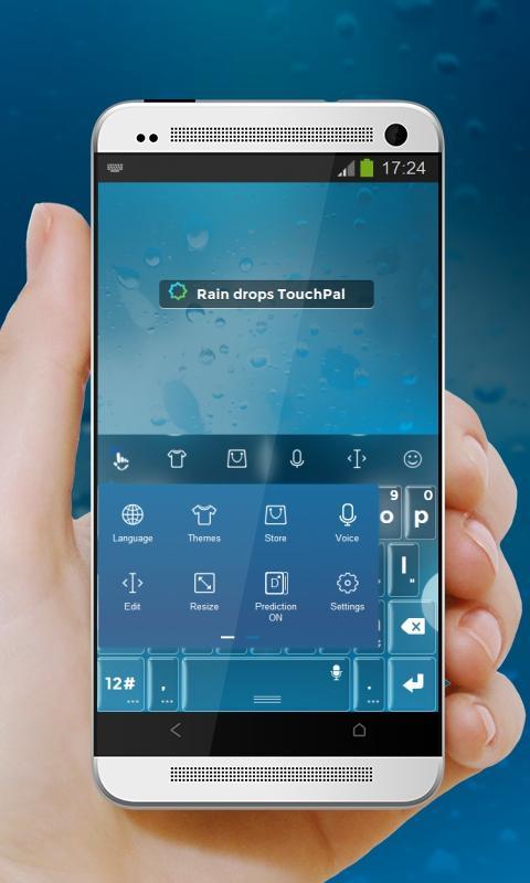 Rain drops Keypad Design