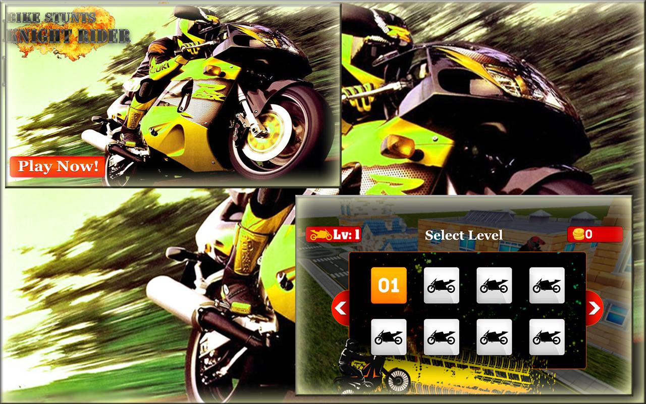 Bike Stunt Knight Rider