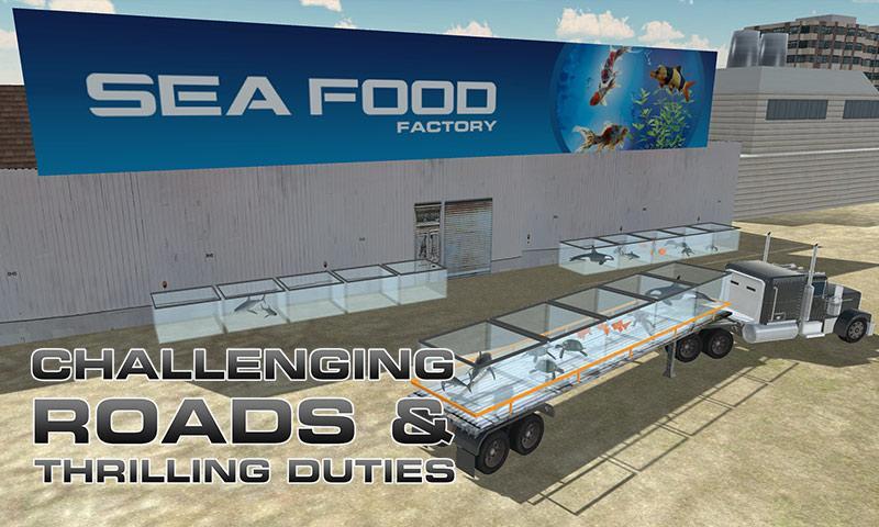 Transporter Truck Sea Animals