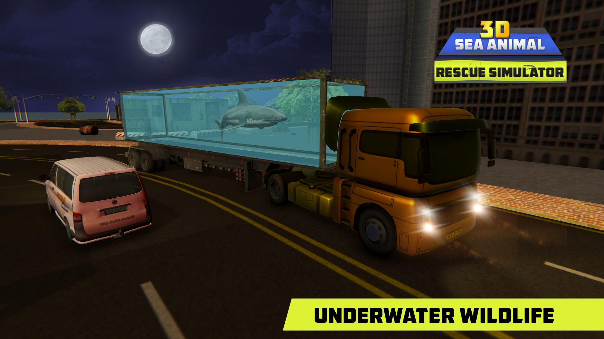 Underwater Sea Animals Transport Truck Simulator
