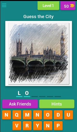 Guess the City. Quiz Games