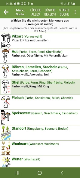 Meine Pilze (Pilzbestimmung)