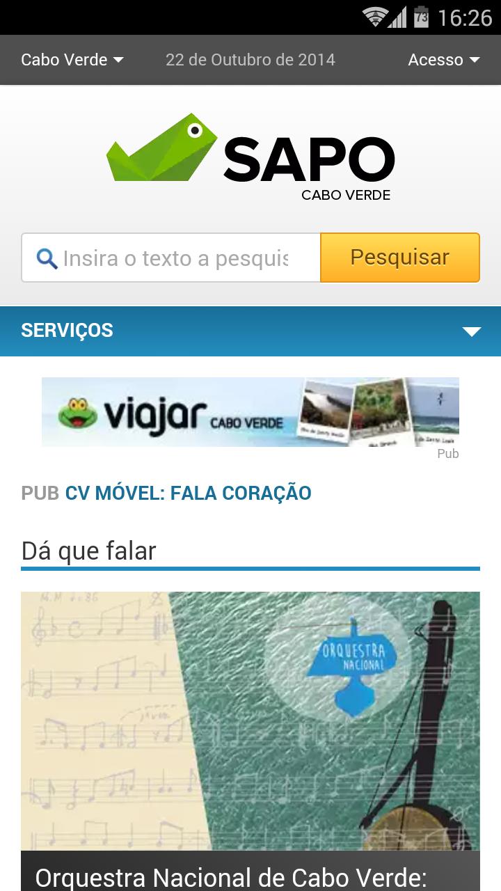 SAPO Cabo Verde