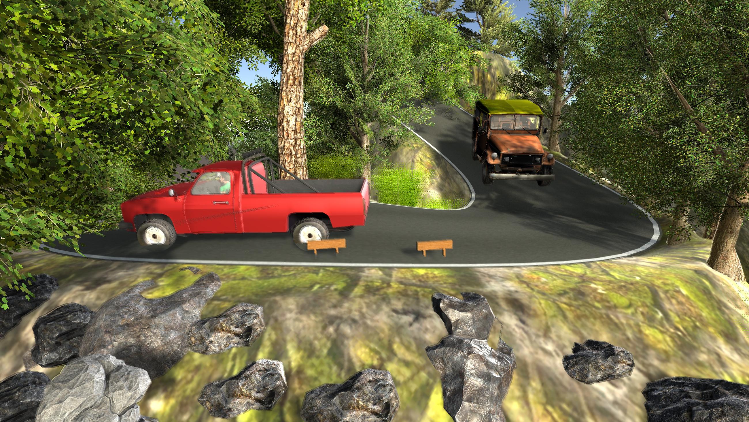 Off-Road Jeep Mountain Racer