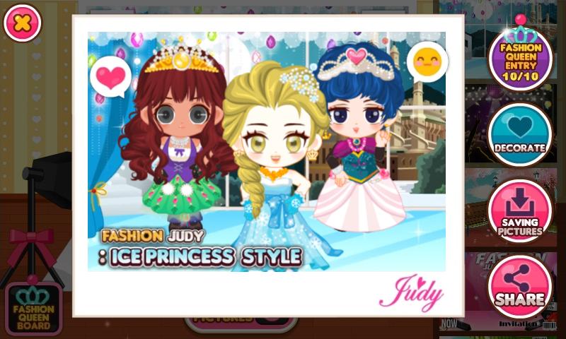 Fashion Judy: Frozen Princess