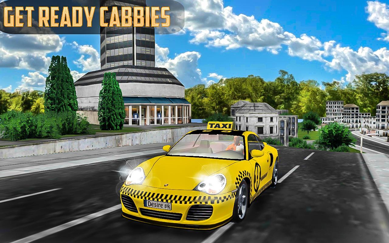 Modern Taxi Driver: Passengers Car Driving 2018