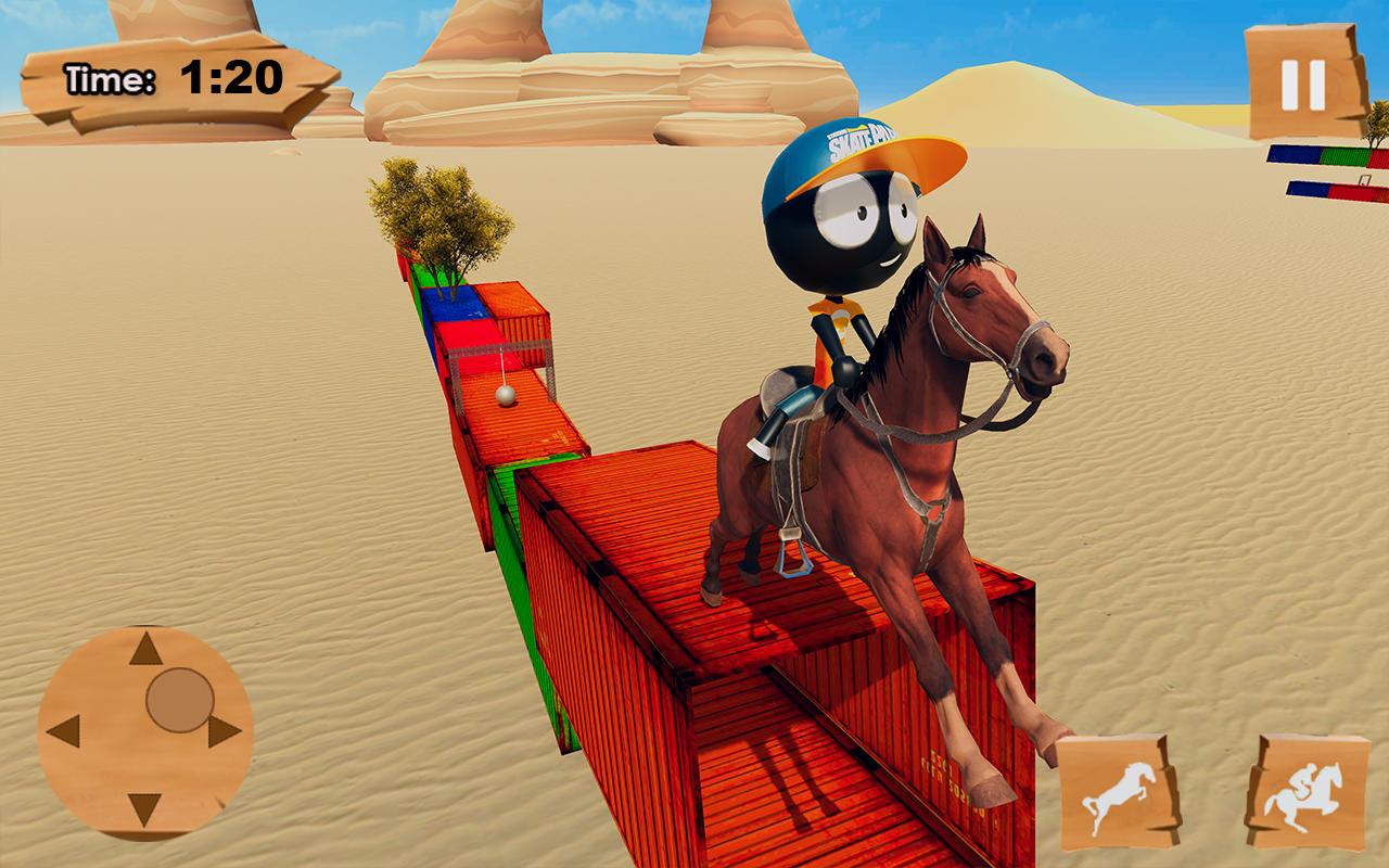 Stickman Real Horse Racing Stu