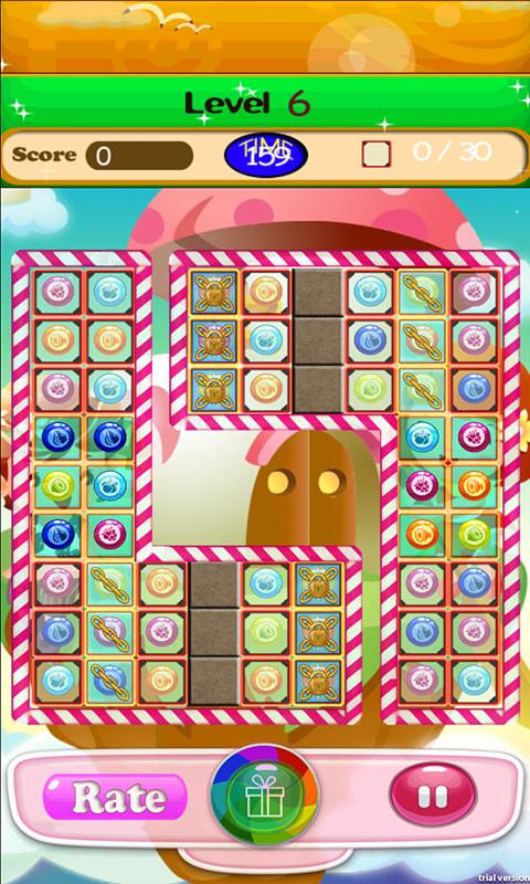 Candy Sweet bubble Star