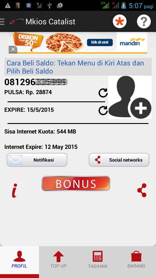 Mkios Pulsa