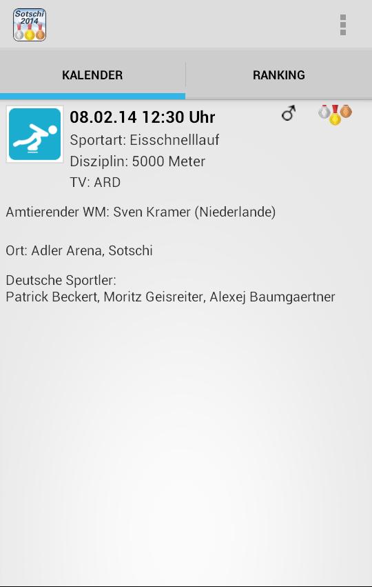 Sochi 2014 Events