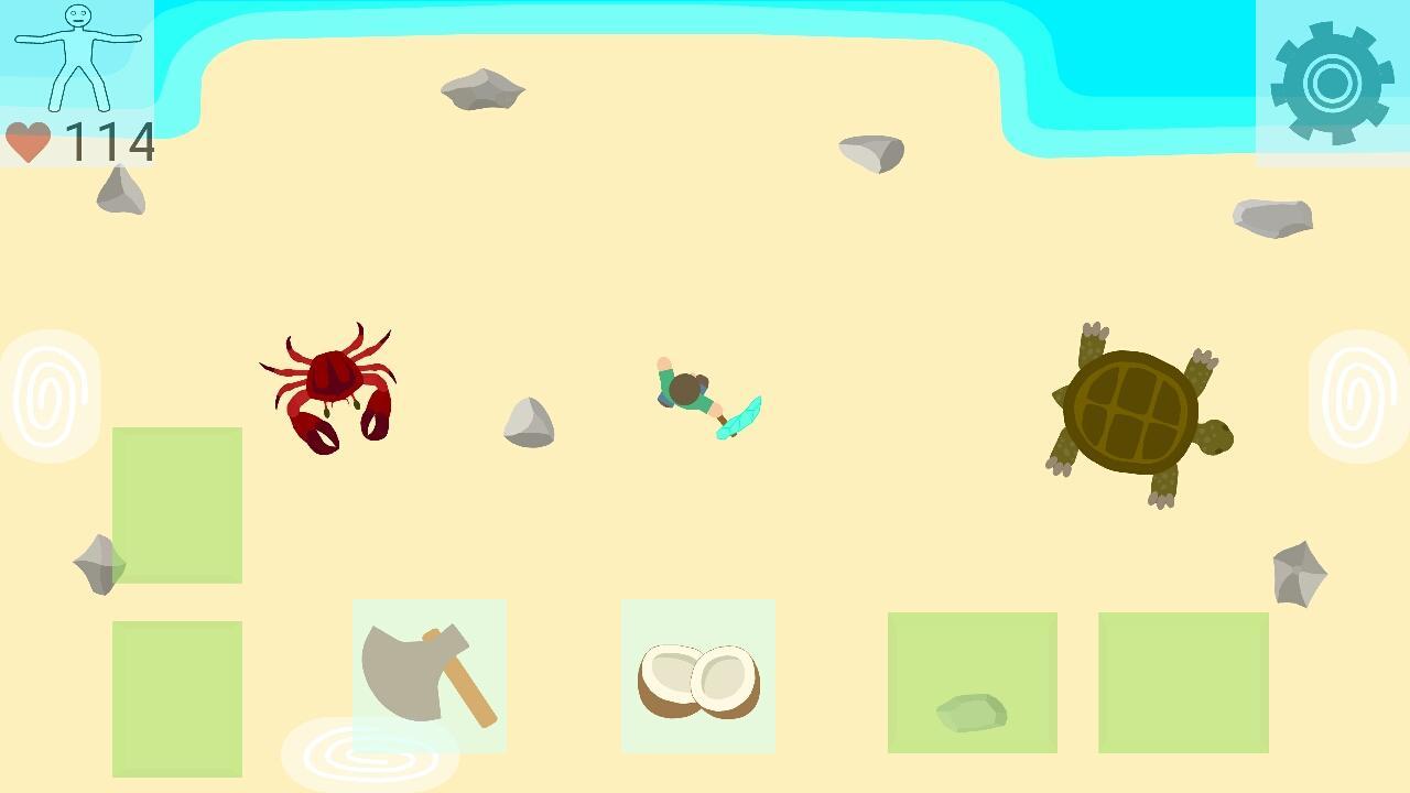 Battle on island