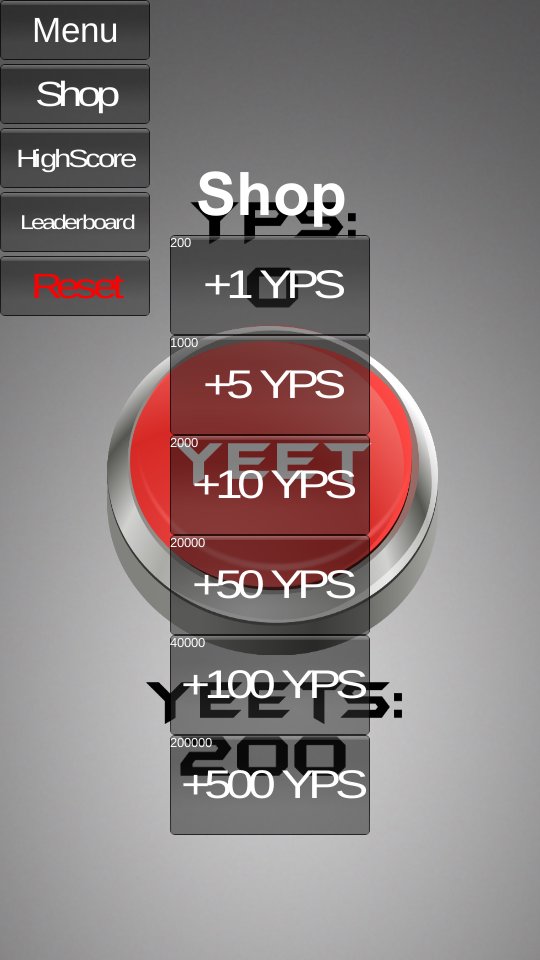 Yeet Button Clicker
