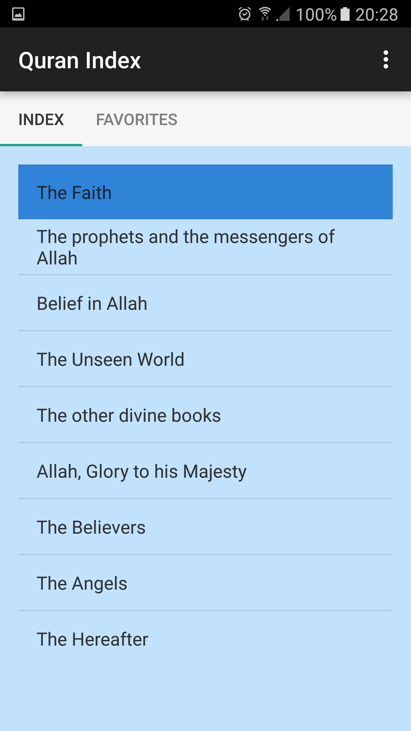 Quran Index