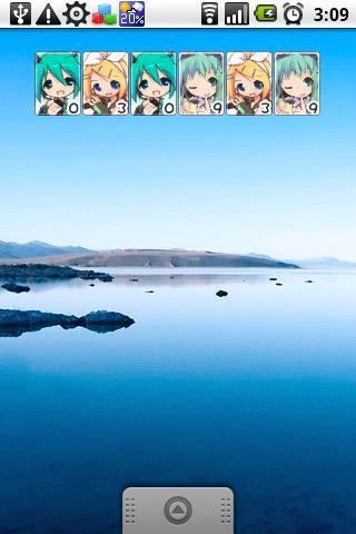 VocaloidClockWidget