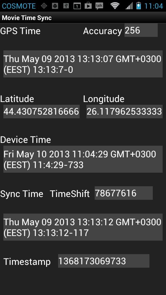 Movie Time Sync