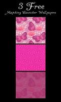Pink Butterfly Go SMS Theme